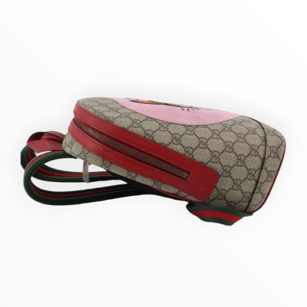 Gucci Limited Edition Bosco GG Supreme Backpack Dog Embroidered Animal Print - Picture 5 of 11